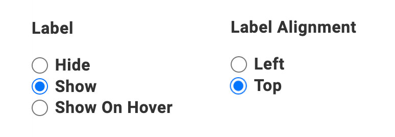 Label Alignment